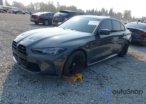 2025 BMW M3 Competition xDrive from USA, damaged, VIN WBS33HJ00SFV01285